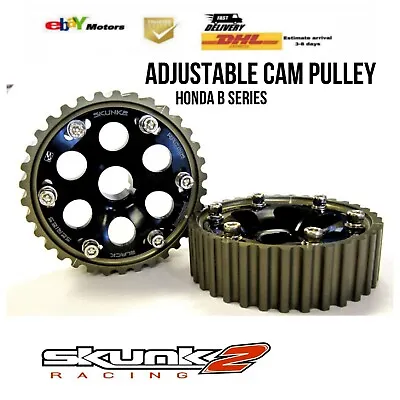 Skunk2 Pro Series Cam Gears Black 90-01 Integra DOHC B16 B17 B18 B20 H23A1 2 Pcs • $274.90