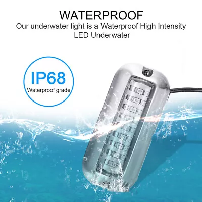 27-LED IP68 Underwater Boat Marine Transom Light 316 Stainless Steel • £10.59