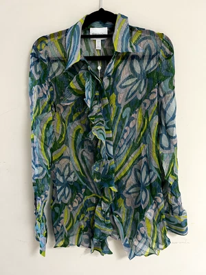 $55 • Buy Bnwt Alice Mccall Clover Serenade Me Shirt - Size 4 Au/0 Us (rrp $349)