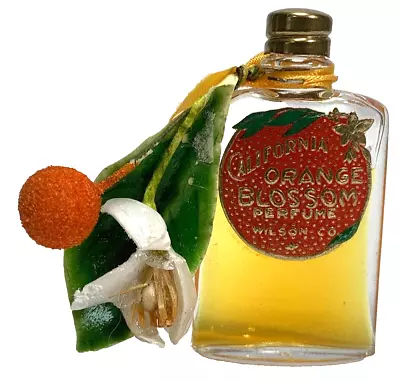 Vintage California Orange Blossom Perfume Wilson Co. Smells Great Used Small • $35.99