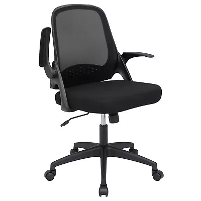 Mesh Office Chair Height Adjustable Swivel Task Chair With Lumbar Support Black • $79.95