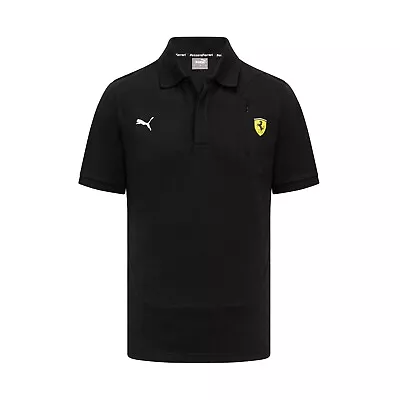 Ferrari F1 Classic Polo 2023 Black FREE F1 Keyring Official Merchandise • £48