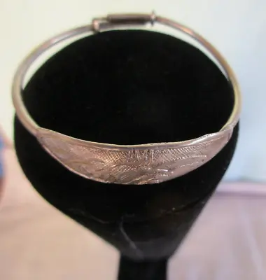 Vintage Etched Silver Baby Infant Toddler Bracelet ~ Tested • $15