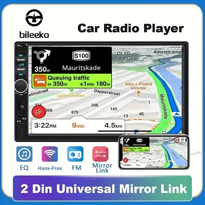 Car Radio Stereo Player 7  2Din Touch Screen Multimedia MP5 Player Mirror Link • $39.99