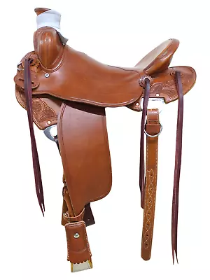 16 Inch McCall Mclite Woodpost Western All-Around Saddle  (Wide Tree) WPA239W-92 • $3115