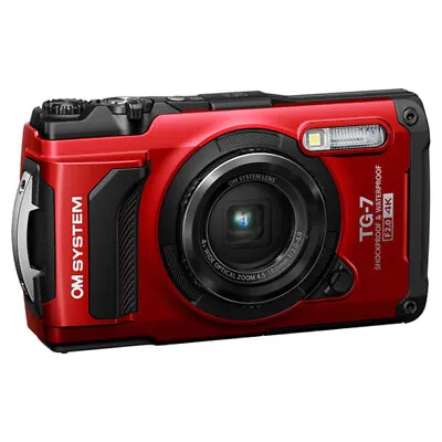 OM System TG-7 Tough Digital Camera - Red • $748.85