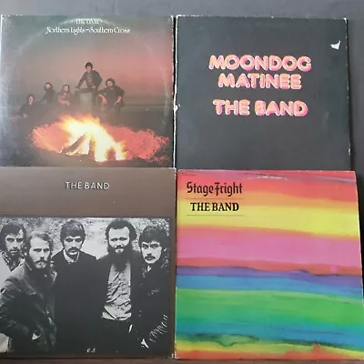 The Band - Lots Of 4 Vinyl LPs The Band Stage Fright Moondog Matinee Norther • $40