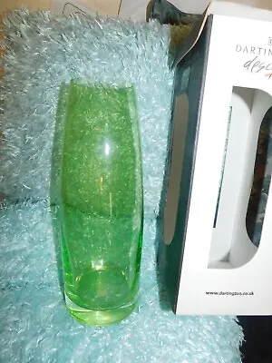 Bnib Dartington Designs Individual Handmade Brights Green Vase 11.5  • £55