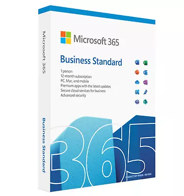 Microsoft 365 Business Standard 12-Month Subscription 1 User Shipped USPS • $90.99