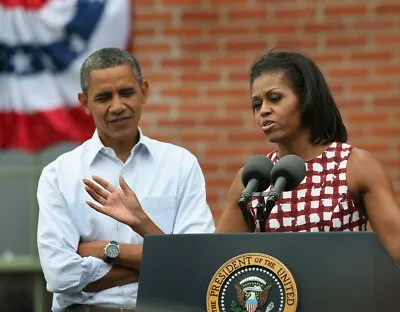 President Barack Obama Michelle Obama 8x10 Glossy Photo Image #2 • $3.99