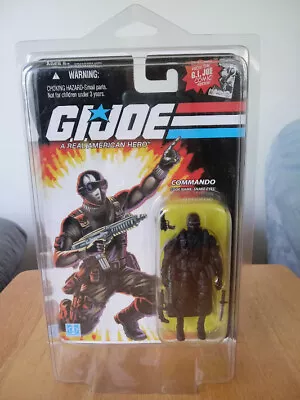 GI Joe 25th Anniversary Snake Eyes (2008) With Star Case: New Sealed MOC • $23.50