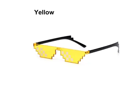 Thug Life Sunglasses Deal With It 8/6 Bit Pixel Glasses Cool Fashion Goggles • $6.40