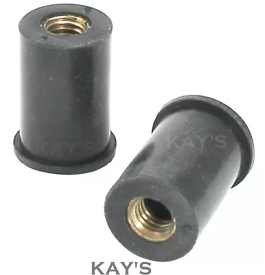 £4.72 • Buy Rubber Well Nuts Rivet Rub Nut Cavity Wall Fairing Fixings M4 M5 M6 M8 M10 M12  