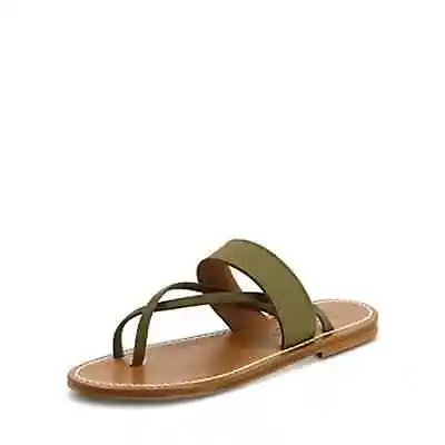 K.Jacques Women's Nehru Sandals Leather Khaki EUR 35 US 5 • $83