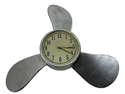 Vintage Boat Propeller Clock Nautical Yacht Club Décor Cottage Cabin Project DIY • $59.99