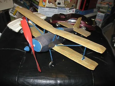 Pro Built  Balsa And Tissue Andreason Vintage Bi-plane 12X10  • $39.99