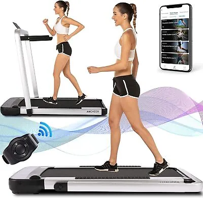 2.5HP Folding 2in1 Under Desk Treadmill Pad Running Walking Machine W/Remote U.S • $178.99