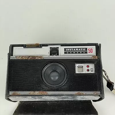 Vintage Kodak Instamatic 50 Film Camera & Original Case • £9.99