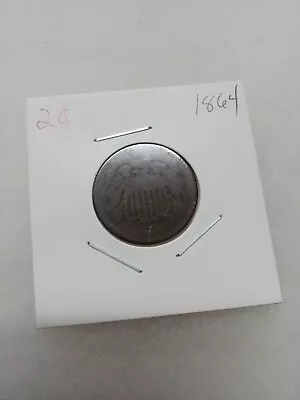 1864 2 Cent Piece  • $12.28