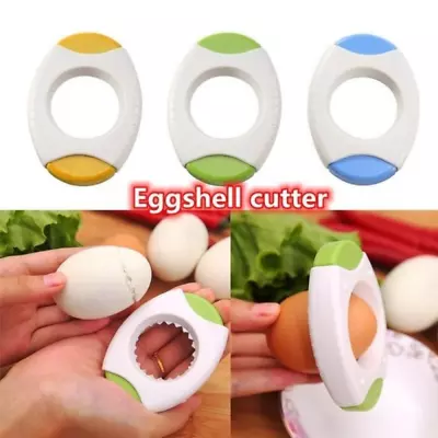 Egg Shell Opener Cutter Cracker Boiled Egg Topper Separator Helper Kitchen • £5.12