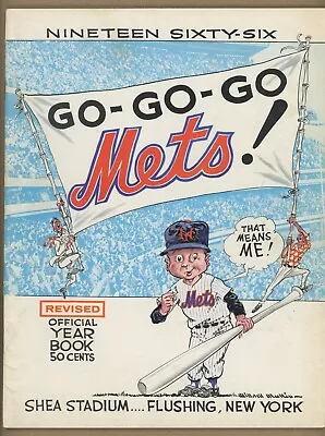 1966 Official NY Mets Yearbook - Revised Edition • $89.99