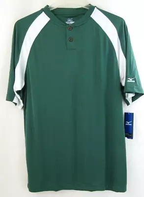 Mizuno DryLite Baseball 2 Button Polo Shirt In Men's M • $12.60