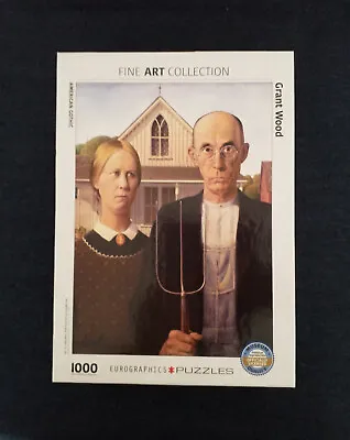 Fine Art Collection Grant Wood American Gothic 1000 Piece Jigsaw • £10