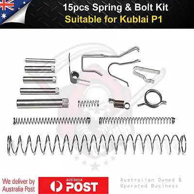 Kublai P1 15pcs Spring & Bolt Kit Set GBB Upgrade Parts Accessories AU STOCK • $29.95