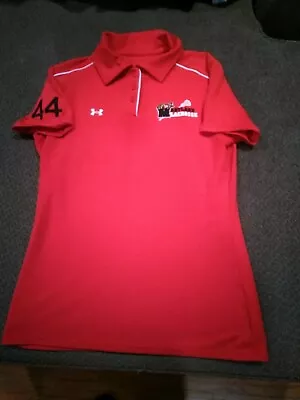 University Of Maryland Lacrosse Under Armour Golf Shirt Womens S EXCELLENT COND  • $35