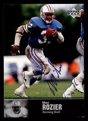 1997 Upper Deck Legends Autographs #AL36 Mike Rozier ON CARD Auto Oil ID: 399226 • $12