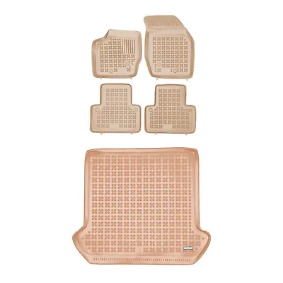 Floor Mats For Volvo XC90 2002-2014 2 Rows & Cargo Liner All Weather Rubber Mat  • $194.99