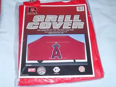 VINYL GRILL COVER Los Angeles Angels  68x21x35 FITS MOST LARGE GRILLS Rico NIP • $5.55