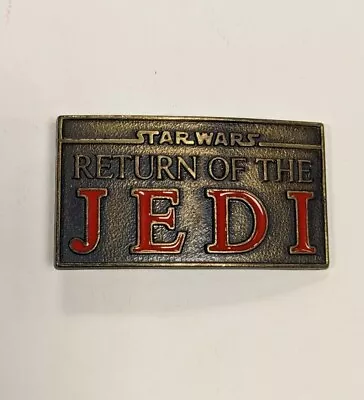 Vintage Star Wars Return Of The Jedi Lee Belt Buckle Lucas Films  • $29.97