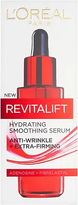 L'Oreal Paris Revitalift Hydrating Smoothing Serum Pro Retinol Anti-Wrinkle 30Ml • £10.18