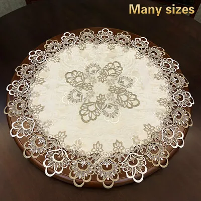 Fabric Lace Trim Banquet Party Big Tablecloth Bedroom Balcony Cloth Tapete • $17.23
