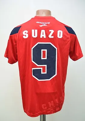 £33.59 • Buy Chile # 9 Suazo Home Football Shirt Jersey Brooks Size S Adult