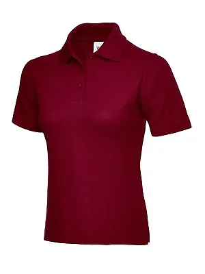 Uneek Ladies Poloshirt Classic Fit 220GSM Work Wear TOP Womens Polo Shirt XS-4XL • £6.39