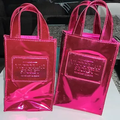 Victoria’s Secret Metallic Pink Bag LOT Hard To Find • $9.99