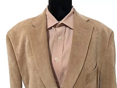 Lauren Ralph Lauren Mens Microfiber Corduroy Sportcoat Jacket Blazer 48R • $39.99