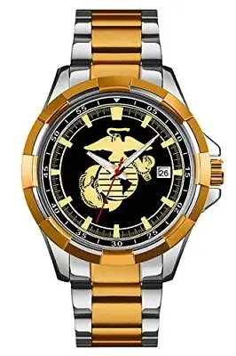 U.S. Marine Corps Stainless Steel Frontier Mens Watch - 30m Water Resistant • $61.36