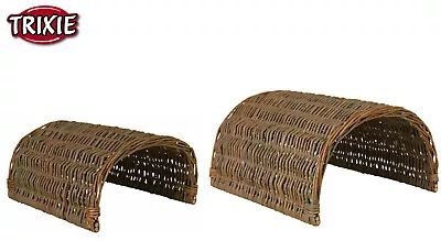 Trixie Natural Small Animal Guinea Pig Rabbit Chinchilla Wicker Bridge 2 Sizes • £13.99