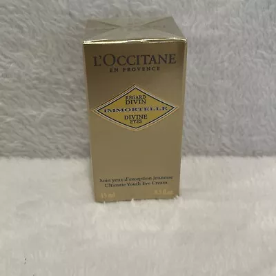 L'Occitane Immortelle Divine Eyes Ultimate Youth Eye Cream 15ml Factory Sealed • $34.95