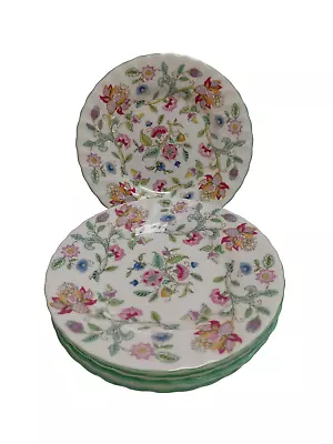 Vintage Minton Haddon Hall Bone China Made In England Side Plates Set 6 Pieces  • £9.99