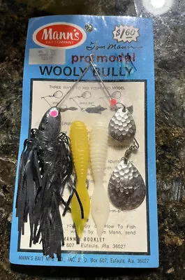 Original Mann's Bait Co.  Pro Model  Wooly Bully  Spinnerbait - Never Used • $14.99