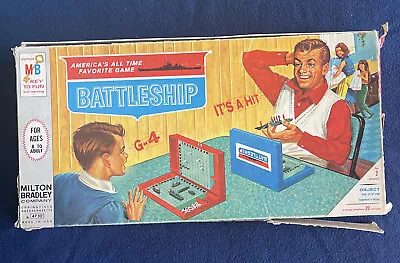 Vintage 1967 BATTLESHIP Board Game #4730 *SEE DESCRIPTION  Looks Complete  • $14.99