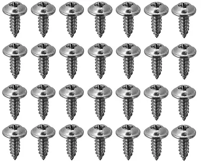 33 Chrome Wheel Well Screws! Fits Ford Mustang Shelby Torino Cougar Truck Etc • $15.38