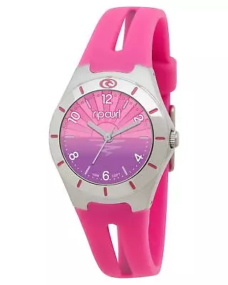 Rip Curl Womens Girls ARUBA PU Waterproof SURF WATCH New - A2150G Pink Rose • $98.99