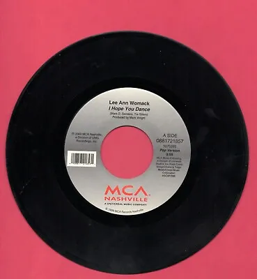 Lee Ann Womack   I Hope You Dance / I Hope You Dance   45 Vinyl Record • $24