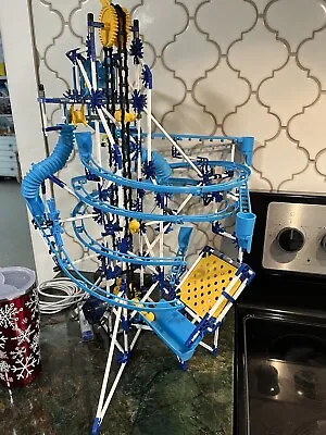 K'NEX Marble Coaster Run W Motor 504 Pcs 8+ Marble Maze Game Building Set Used • $40