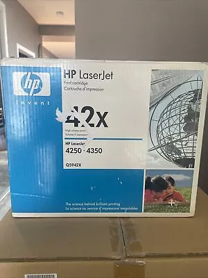 Sealed HP LaserJet 42X Q5942X Black Toner High Volume Print Cartridge 4250 4350 • $120